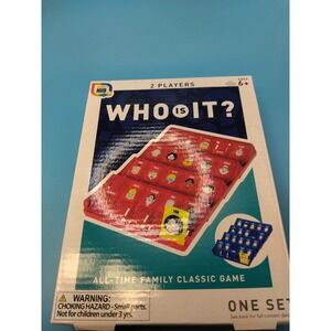 Games Hub Who Is It? Strategy Board Game Complete 2 Player Family Kids Toy 6+